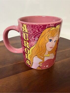 Disney Princess Aurora Mug Sleeping Beauty Pink 14oz NWT Flaw Read Description